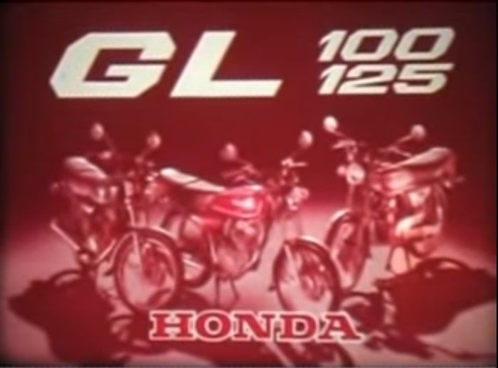 Tangkapan layar Honda GL100 dan GL125