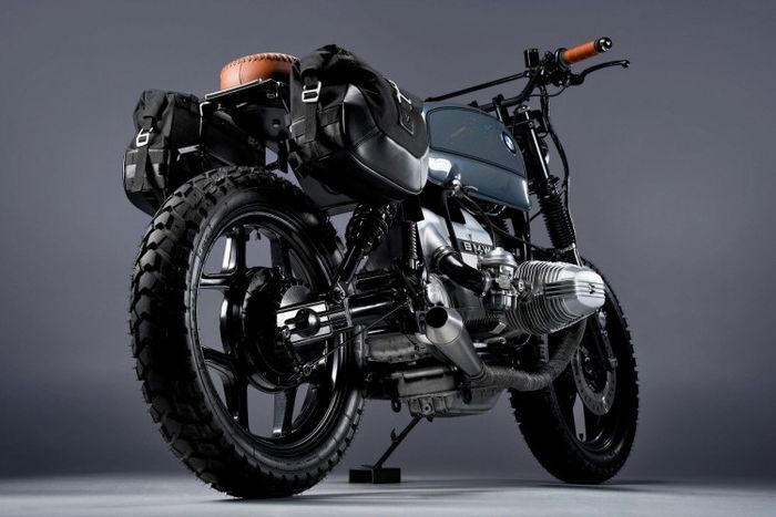BMW R80 scrambler yang tampil sangar dan keren