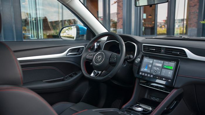 Interior MG ZS EV facelift.