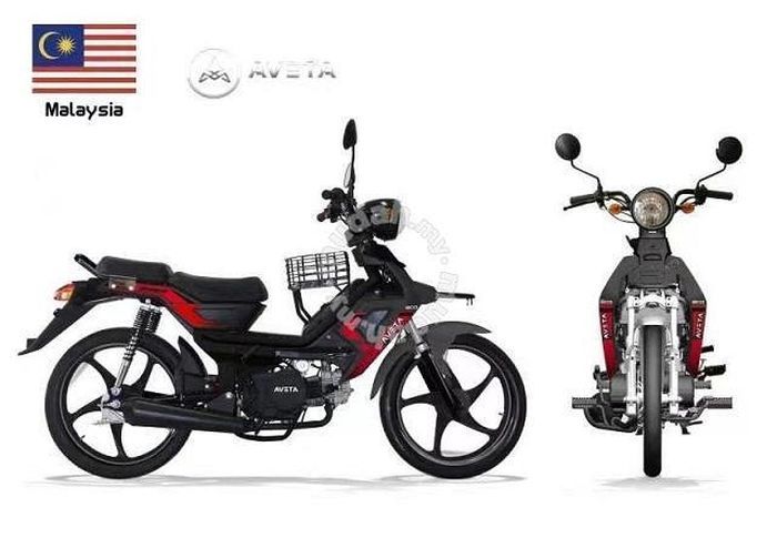 detail Aveta Ranger 110 2021 warna merah