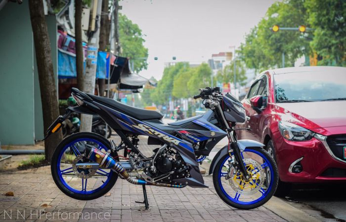 Modifikasi Suzuki Satria F150 yang istimewa
