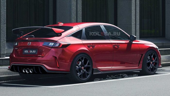 Render Honda Civic Type R 2023
