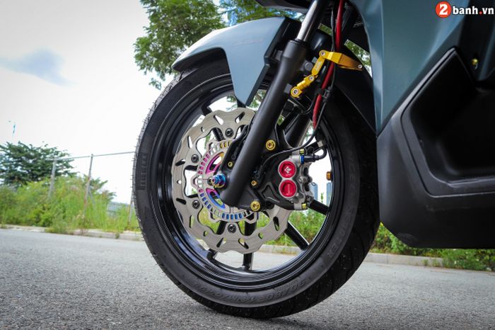 Pelek dan pengeremannya diupgrade maksimal