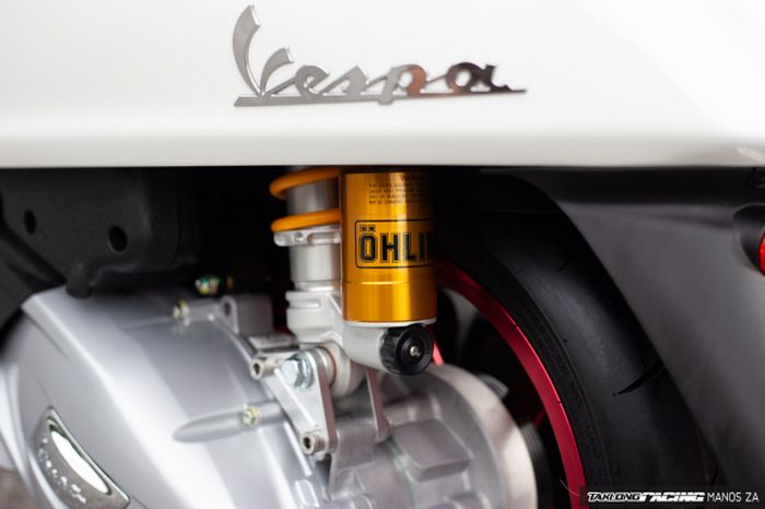 Suspensi belakang diganti dengan Ohlins