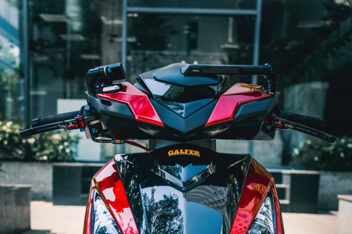 Master rem dan tuas rem belakang diganti dengan CRG Carbon