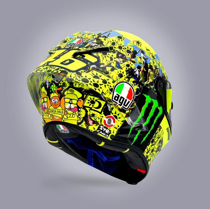 Helm spesial Valentino Rossi di MotoGP Emilia Romagna 2021