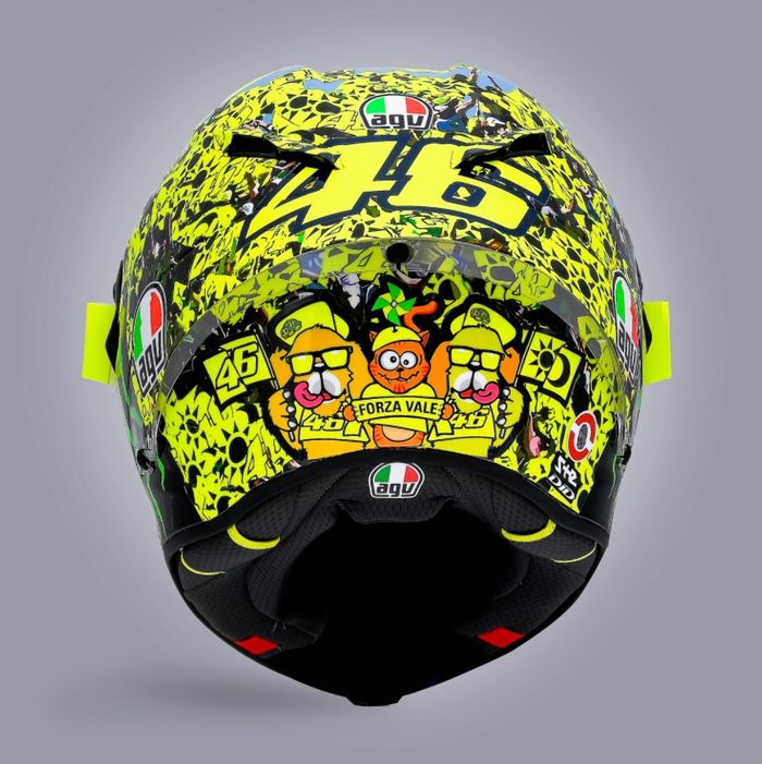 Helm spesial Valentino Rossi di MotoGP Emilia Romagna 2021