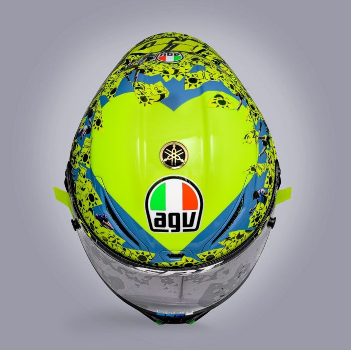 Helm spesial Valentino Rossi di MotoGP Emilia Romagna 2021