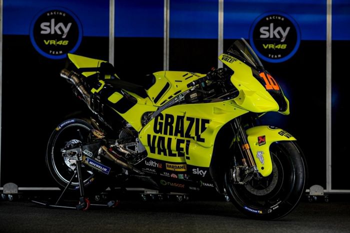 Livery spesial Sky Racing Team VR46 di MotoGP Emilia Romagna 2021
