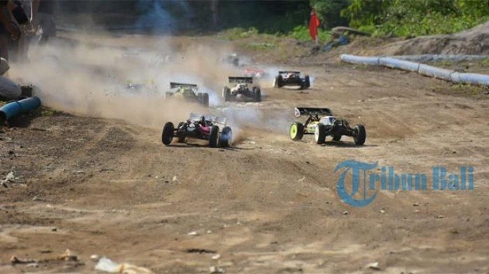 Kejuaraan Daerah Bali Fun Race di kawasan Jalan Cekomaria, Denpasar 