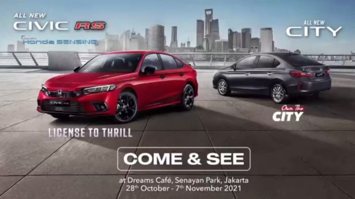 All New Honda City Sedan dan Civic RS resmi mengaspal di Indonesia, sudah bisa dipesan dengan harga Rp 300 dan 500 jutaan.