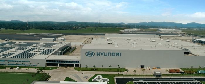 Ilustrasi. Pabrik Hyundai Karawang, Jawa Barat.