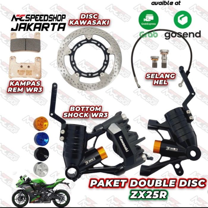 Paket double disc OEM untuk Kawasaki Ninja ZX-25R dari Arcspeedshop