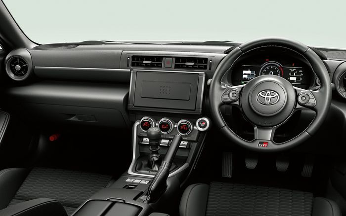 detail interior Toyota GR86 RC