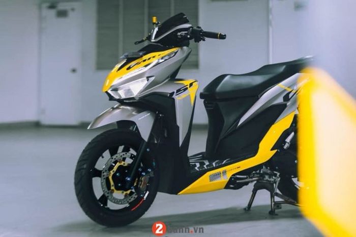 Pelek dan pengereman depannya diupgrade maksimal