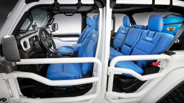 Kemasan kabin modifikasi Jeep Wrangler JL berlabel Wrangler 4xe Concept