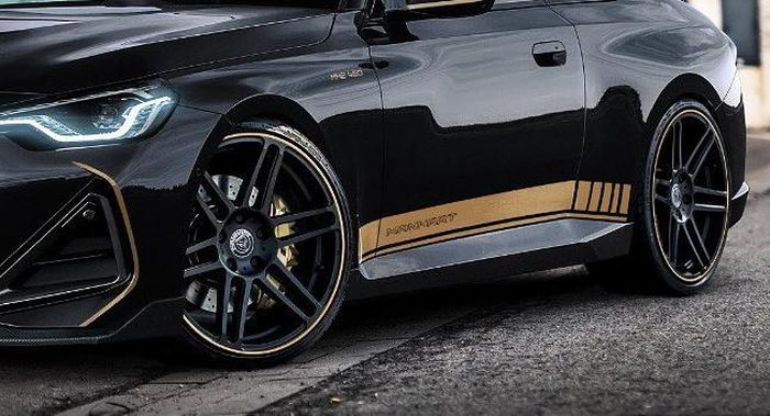 Modifikasi BMW Seri-2 Coupe Manhart  pakai pelek Concave One 20 inci 