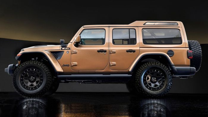 Modifikasi Jeep Wrangler Sahara berlabel Jeep Wrangler Overlook di SEMA Show 2021