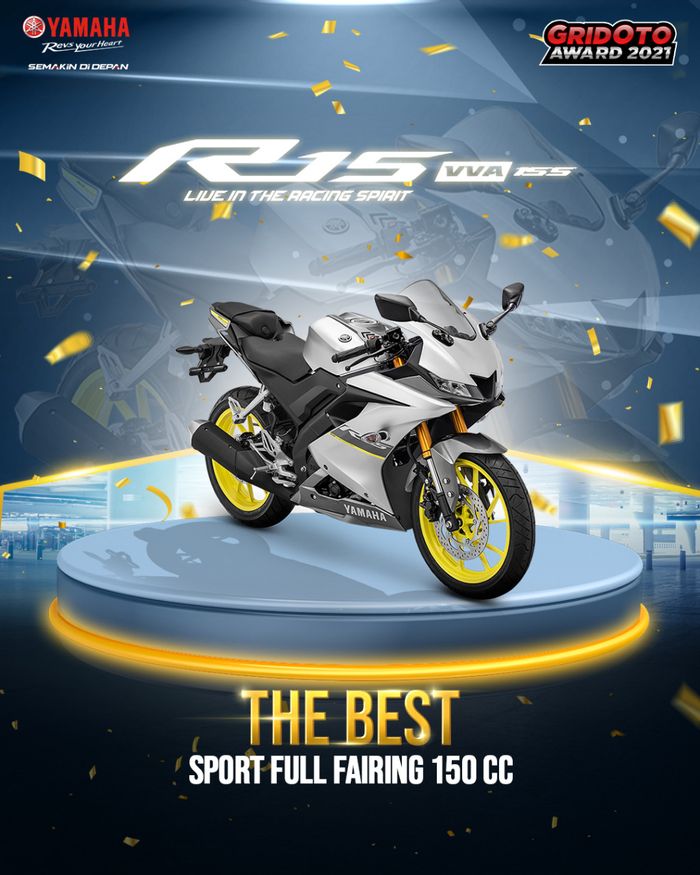 Yamaha R15 raih penghargaan Best Sport 150-155 cc Fairing 