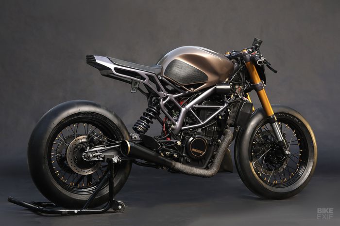KTM Duke 390 cafe racer garapan Rajputana Customs