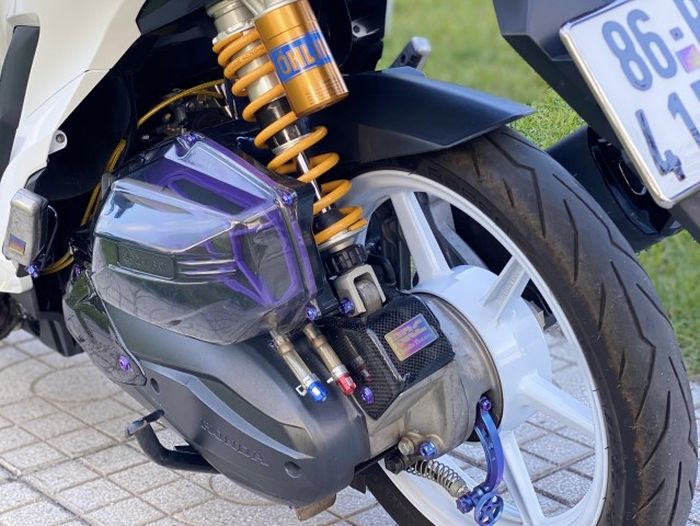 Zx6r OEM Ohlins damper Stabilizer