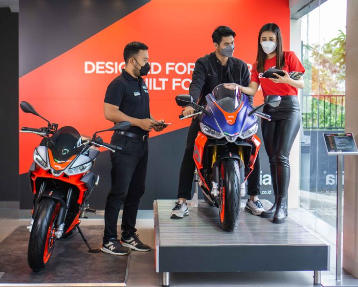 Area Aprilia di Dealer Premium Motoplex Udayana Satya Laksana Bali