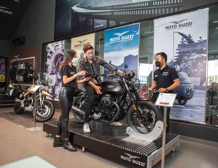 Area Moto Guzzi di Dealer Premium Motoplex Udayana Satya Laksana Bali