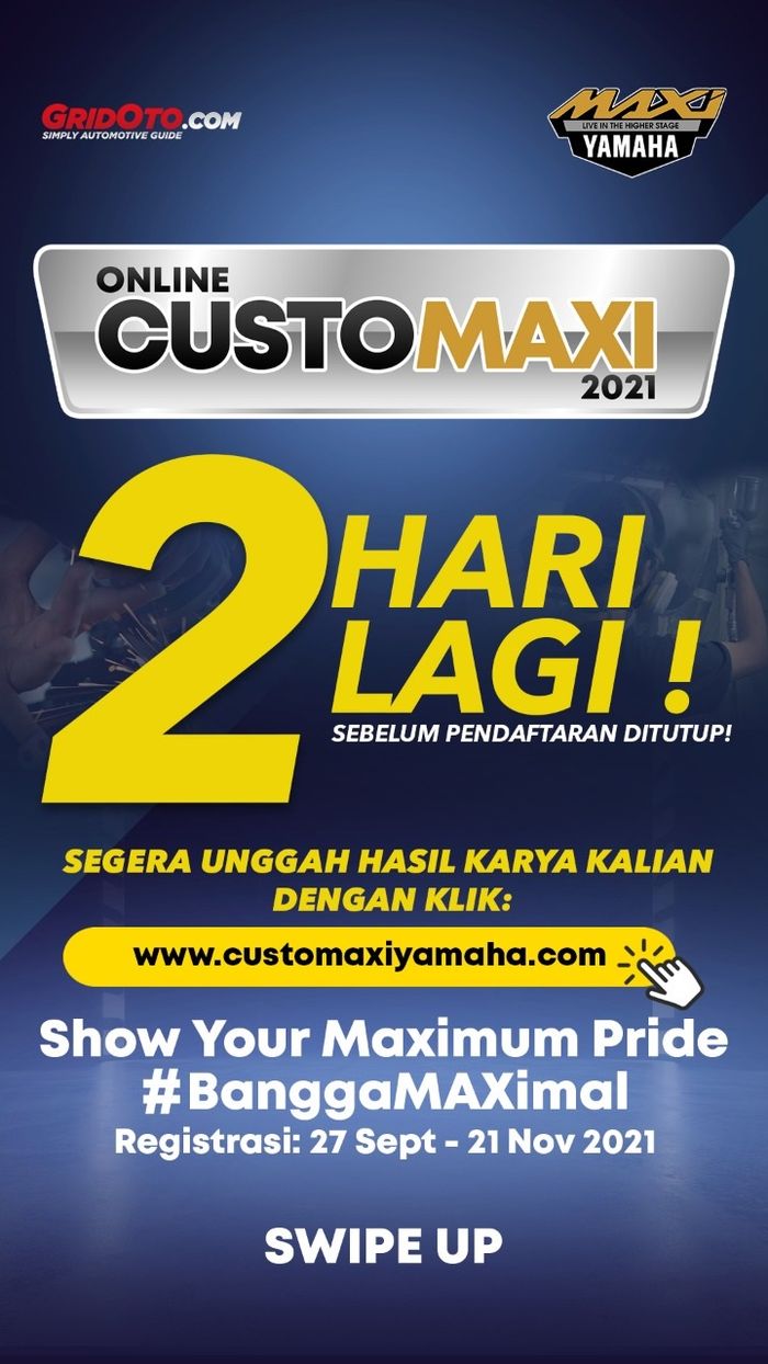 Pendaftaran Customaxi 2021 tinggal 2 hari lagi