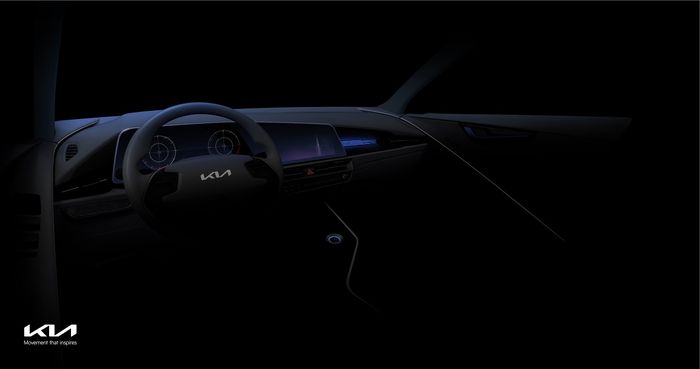 Teaser interior Kia Niro terbaru yang akan meluncur Kamis (25/11).