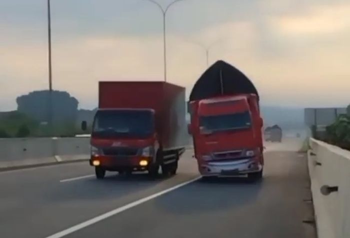 Ilustrasi kecelakaan truk