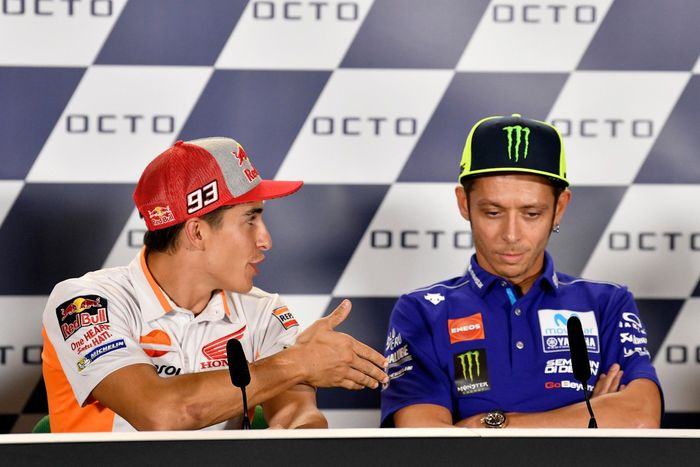 Valentino Rossi dan Marc Marquez