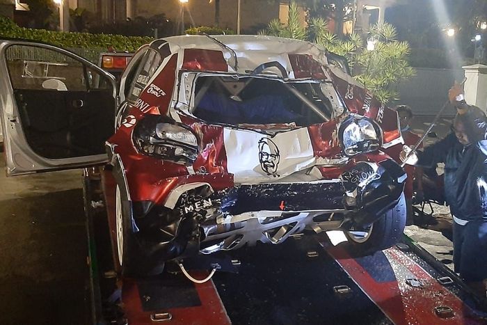 Setelah bedah data, Sean Gelael ungkap alasan sebenarnya ia dan Bamsoet 'jumpalitan' di kejurnas sprint reli Meikarta 2021.