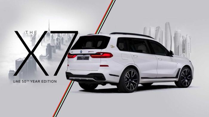 BMW X7 UEA 50th Year Edition hadir dalam warna Frozen Brilliant White Metallic