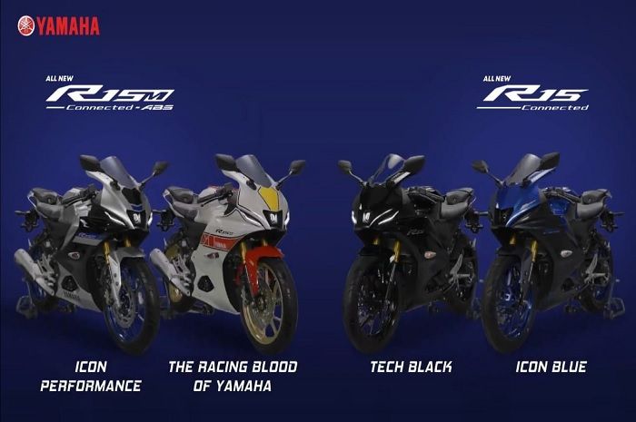 Resmi melucnur, berikut pilihan warna Yamaha All New R15M Connected-ABS