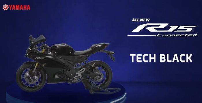 Yamaha All New R15 Connected model Tech Black.
