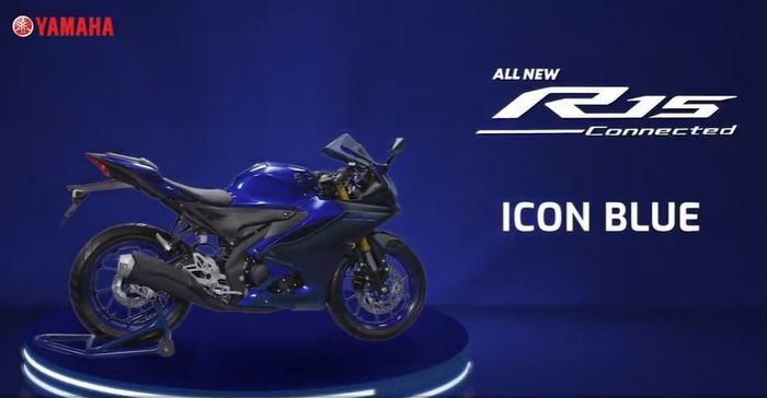 Yamaha All New R15 Connected model Icon Blue.