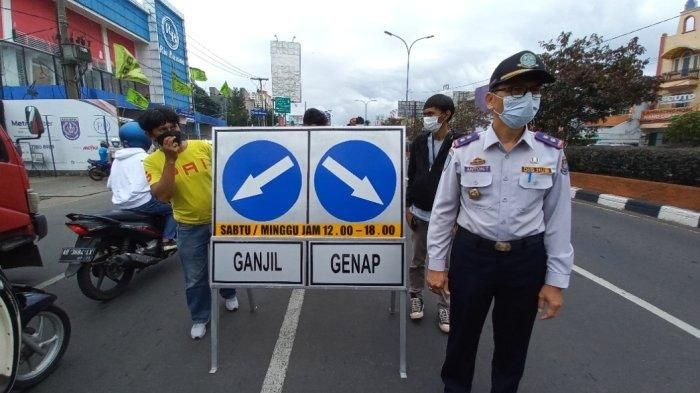 (Ilustrasi) penerapan sistem ganjil genap di Jakarta