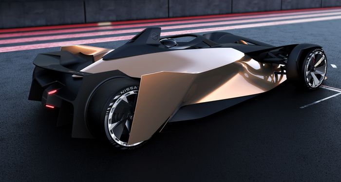Nissan Ariya Single Seater Concept memiliki desain terinspirasi Formula E.