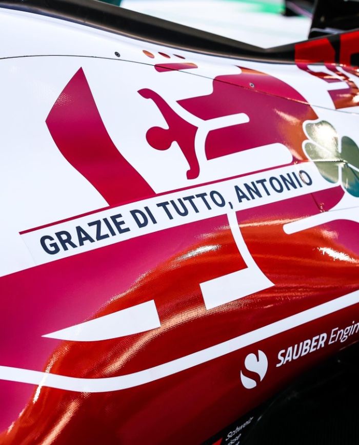 Livery spesial Alfa Romeo untuk Antonio Giovinazzi