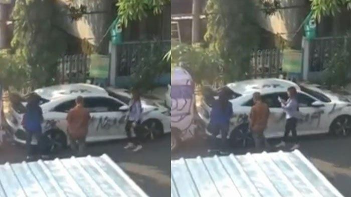 Honda Civic Turbo jadi korban vandalisme di Lamongan