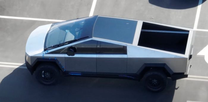 Beberapa detail perubahan pada prototipe Tesla Cybertruck terbaru