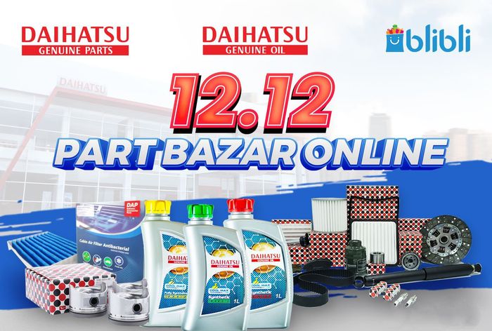 Daihatsu gelar 12.12 Part Bazar Online