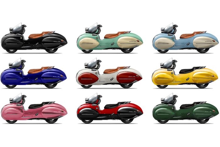 Beberapa pilihan warna dari NMoto