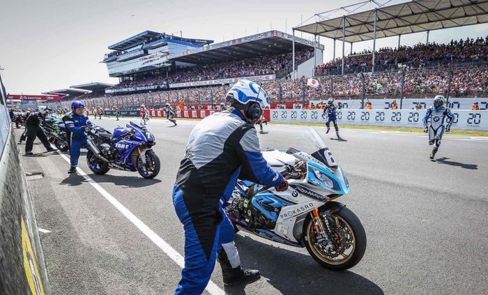 Le Mans Start di 24 Heures du Moto.