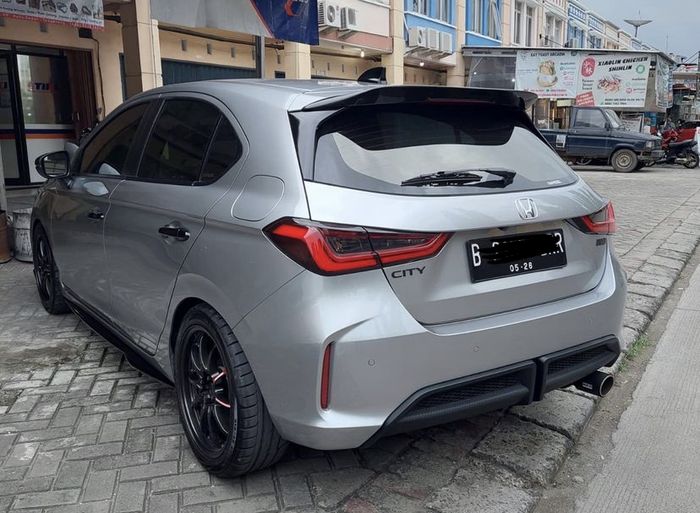 Pasang Roof Spoiler Add On Tanpa Copot Spoiler Bawaan Honda City Hatchback