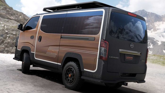 Konsep modifikasi Nissan NV350 Caravan berlabel Mountain Base Concept
