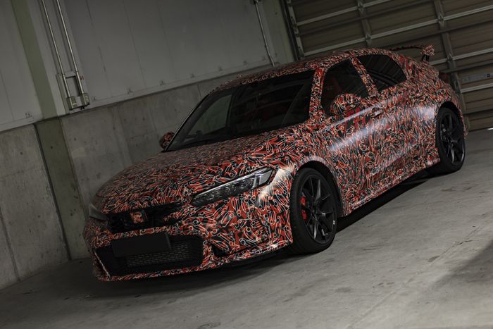 Prototipe Honda Civic Type R siap hadir di Tokyo Auto Salon 2022.