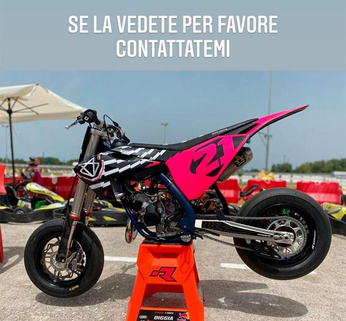 Motor Fabio Di Giannantonio digondol maling