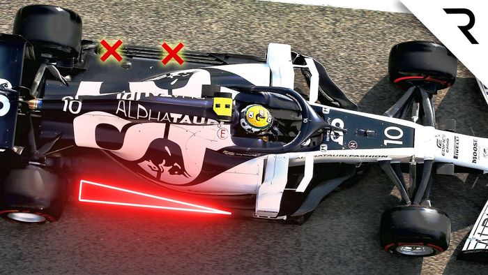 Ubahan di area floor atau lantai mobil F1 pada musim 2021