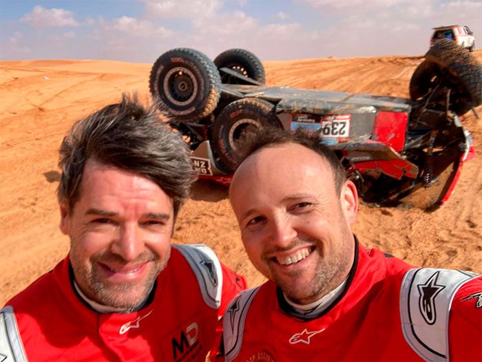 Carlos Checa kena sial di Reli Dakar 2022